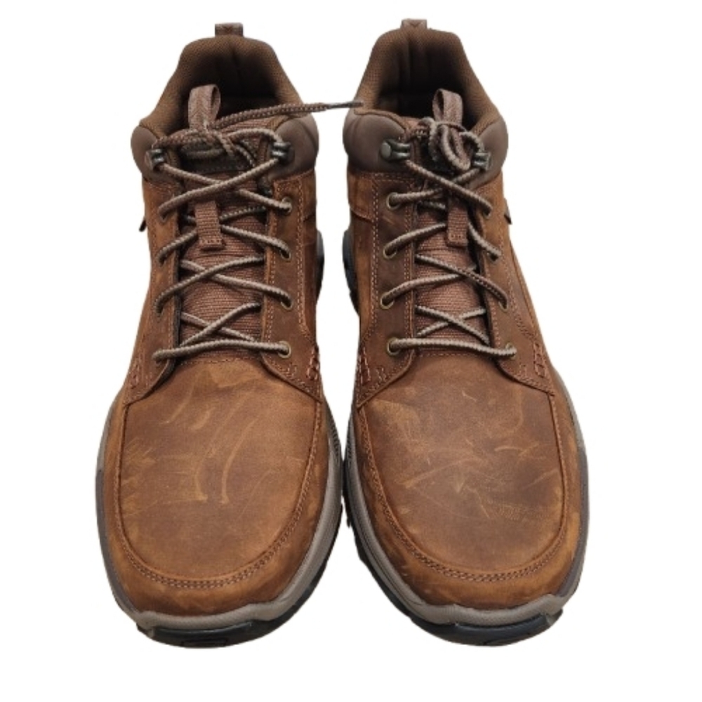 Skechers Relaxed Fit Relment Pelmo Brown Waterproof Hiking Boots - Men's Size 11 - Picture 3 of 6